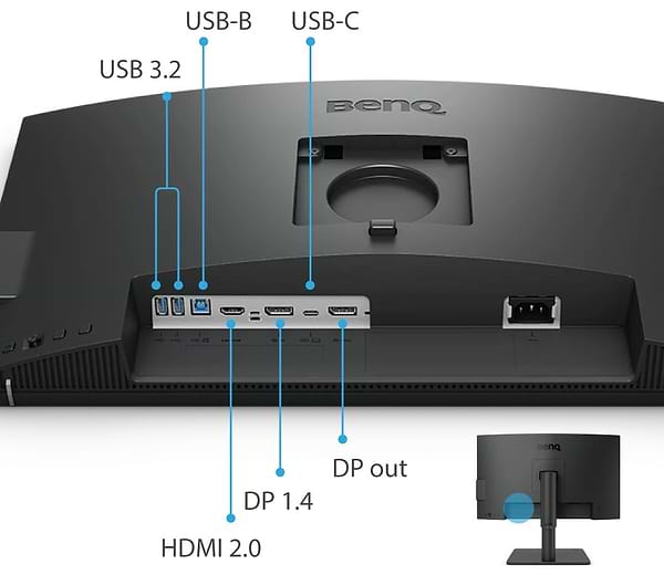 Фото - Монітор BenQ PD2506Q Dark Grey