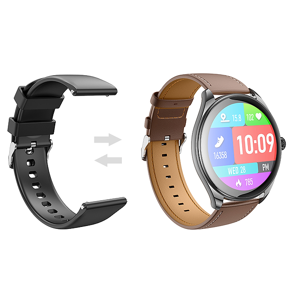 Фото - Смарт-часы HOCO Y22 AMOLED Smart sports watch(call version) Black (6942007628983)