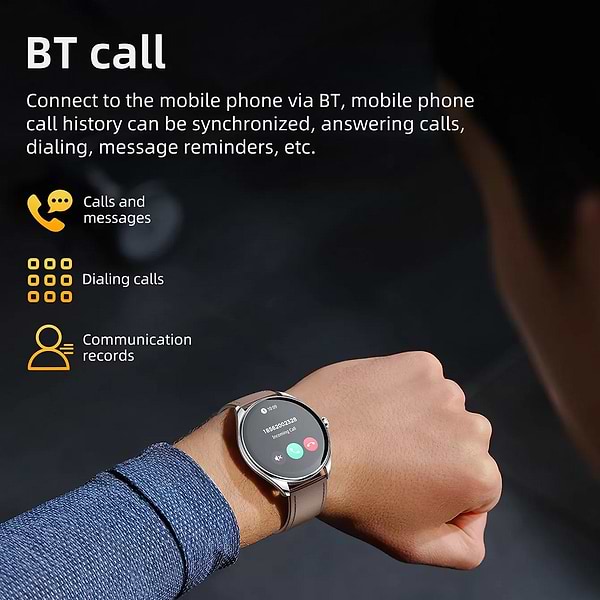 Фото - Смарт-часы HOCO Y22 AMOLED Smart sports watch(call version) Black (6942007628983)