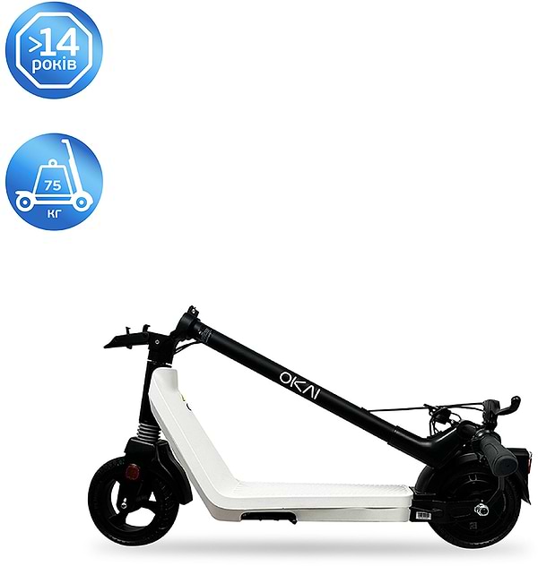 Фото - Электросамокат OKAI Zippy ES50С Black 8'' (ES50C-B)