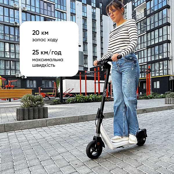 Фото - Электросамокат OKAI Zippy ES50С Black 8'' (ES50C-B)