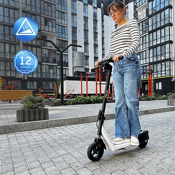 Фото - Электросамокат OKAI Zippy ES50С Black 8'' (ES50C-B)