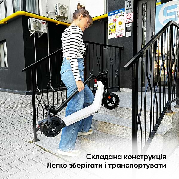 Фото - Электросамокат OKAI Zippy ES50С Black 8'' (ES50C-B)