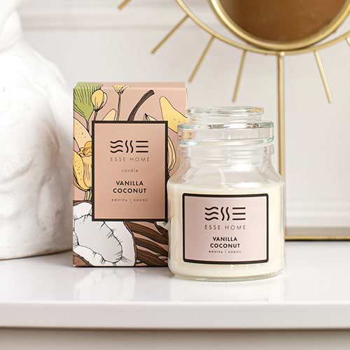 Фото - Свеча стекло Esse Vanilla Coconut 150 г (C-PS) (4820239120975)