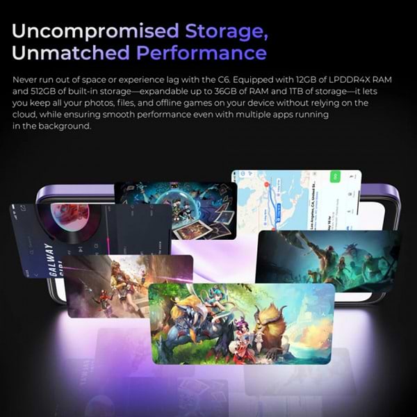 Фото - Смартфон OUKITEL C6 5G 8/256GB Black