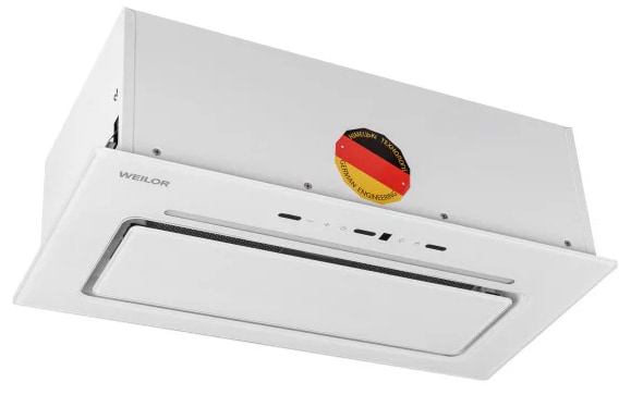 Фото - Вытяжка встраиваемая Weilor LUMINA WBG 65 WHITE Фото - Вытяжка встраиваемая Weilor LUMINA WBG 65 WHITE