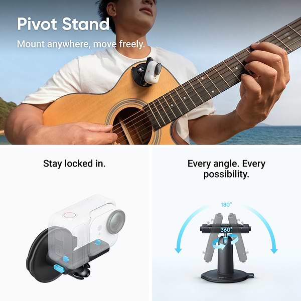 Фото - Екшн-камера Insta360 GO Ultra Creator Bundle Arctic White (CINSABEA003)