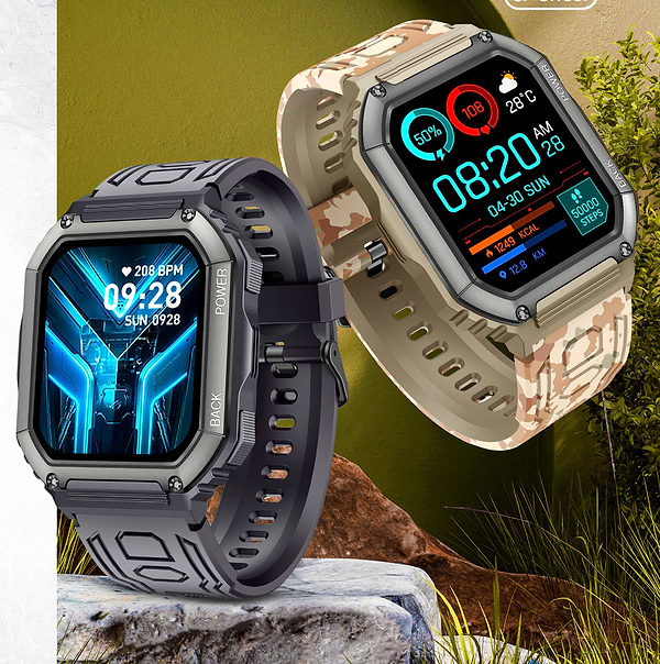 Фото - Смарт-годинник Gelius Pro GP-SW007 Tactical Navy Bluetooth call (IP68) Military