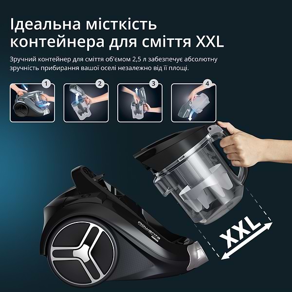 Фото - Пылесос для сухой уборки без мешка Rowenta RO4B36EA