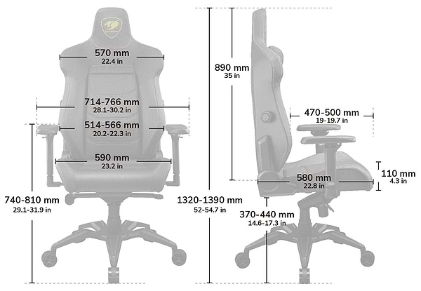 Фото - Кресло для геймеров Cougar Armor EVO