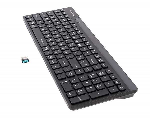 Фото - Клавіатура бездротова A4tech FBK23 AS (Black)