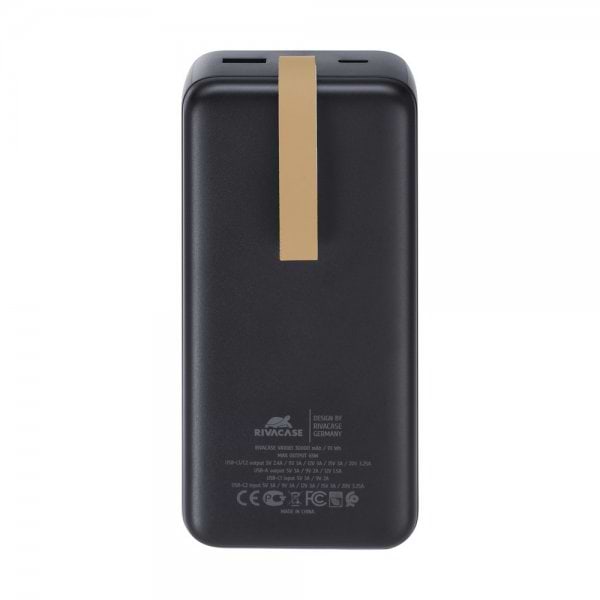 Фото - Батарея мобільна RIVACASE RIVAPOWER 30000 mA Black (VA1083)