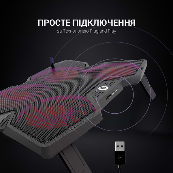 Фото - Підставка під ноутбук охолоджуюча GamePro Ultimate (CP575)