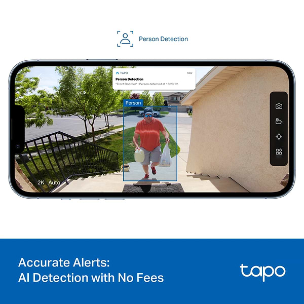 Фото - Беспроводной дверной звонок TP-Link Tapo D205