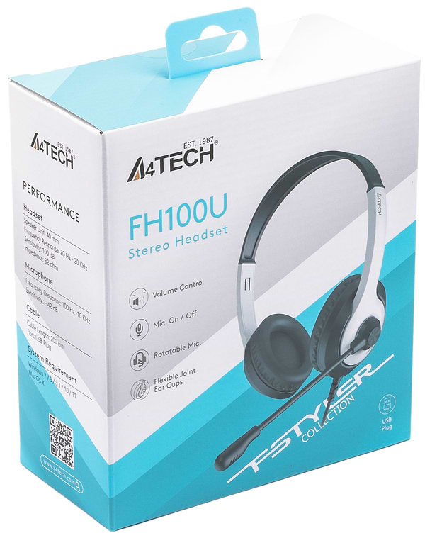 Фото - Гарнитура проводная A4tech FH100U Panda