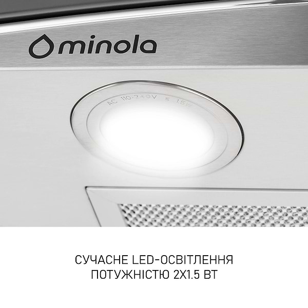 Фото - Вытяжка декоративная Minola MTG 6242 I LED