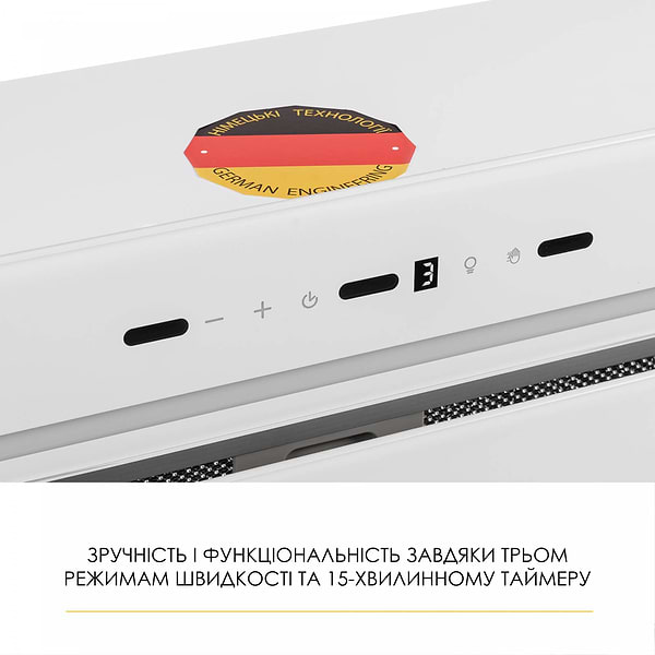 Фото - Вытяжка встраиваемая Weilor LUMINA WBG 68 WHITE