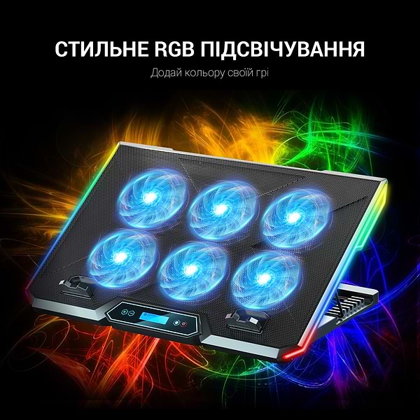 Фото - Підставка під ноутбук охолоджуюча GamePro CP890 Black