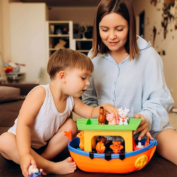 Фото - Интерактивный набор Kiddi Smart Ковчег Ноя (укр.) (63404)