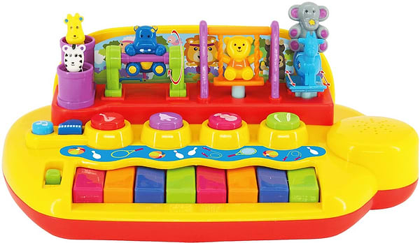 Фото - Інтерактивний музичний інструмент Kiddi Smart ЗВІРЯТА НА КАЧЕЛЯХ (063412)