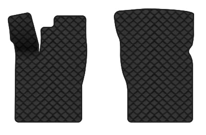 Коврики из экокожи в салон авто передние EVAtech ECO для Nexia Daewoo 1995-2016 1 поколение Htb EU DO31064A2BBB