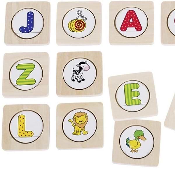 Фото - Настільна гра (3-4 роки) goki Вивчення Алфавіту (56719G))