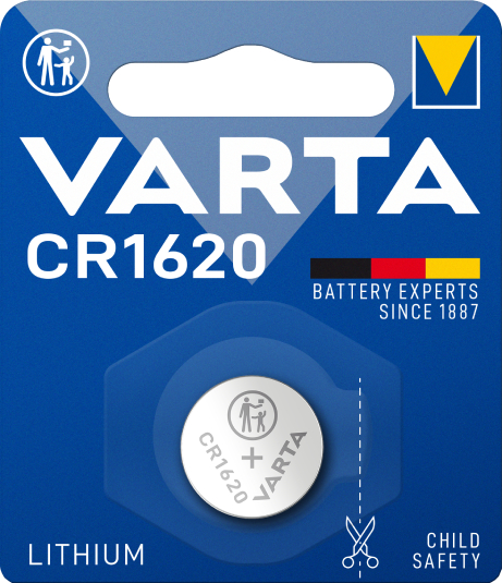 Фото - Батарейка Varta CR 1620 BLI 1 LITHIUM Фото - Батарейка Varta CR 1620 BLI 1 LITHIUM