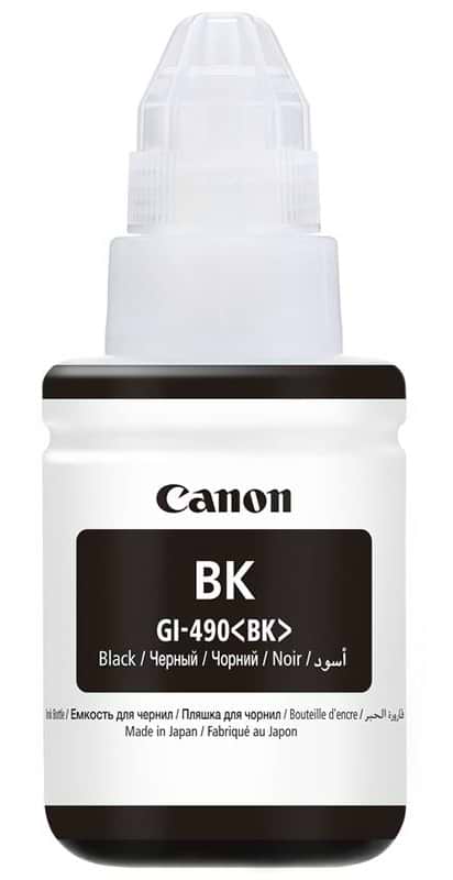 Чернила Canon GI-490 135 мл Black (0663C001) - Фото 1