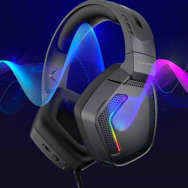 Фото - Гарнітура дротова ігрова GamePro HS605 RGB