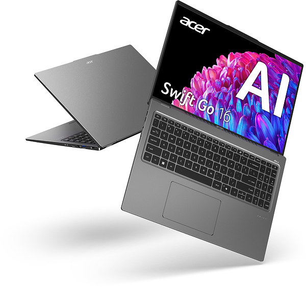 Фото - Ноутбук Acer Swift Go 16 SFG16-72-53VK (NX.KYAEU.001) Steel Gray