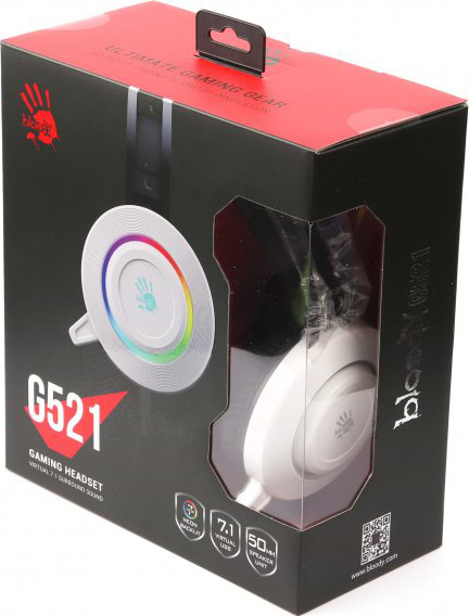 Фото - Гарнитура проводная игровая Bloody G521 (White)