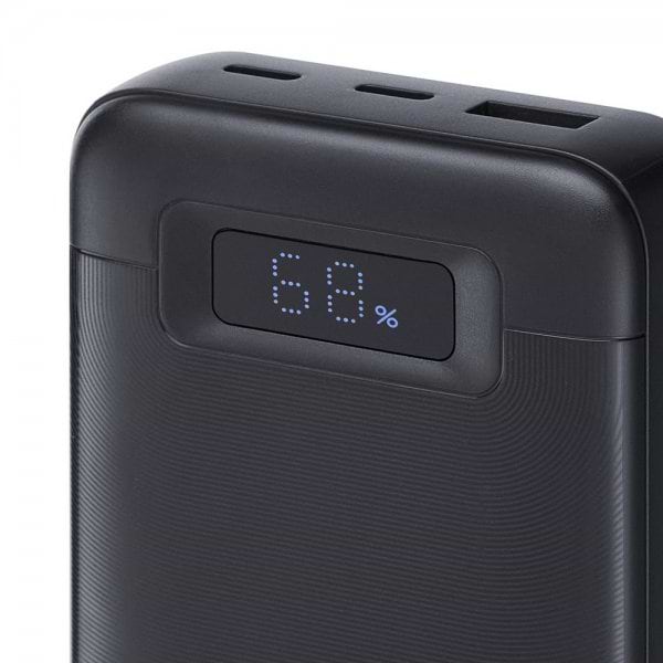 Фото - Батарея мобильная RIVACASE 20000 mAh 65W Black (RIVAPOWER VA1082 (Black))