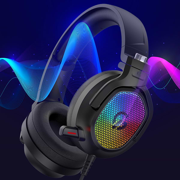 Фото - Гарнітура дротова ігрова GamePro HS1300 7.1 RGB