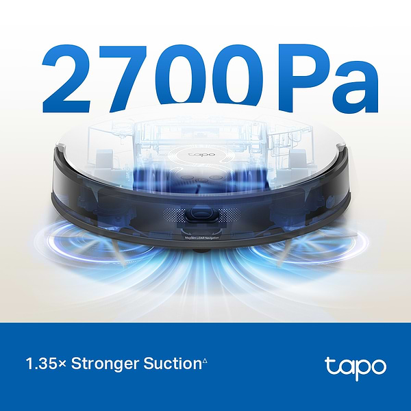 Фото - Робот-пилосос миючий TP-Link Tapo RV20 Mop Plus