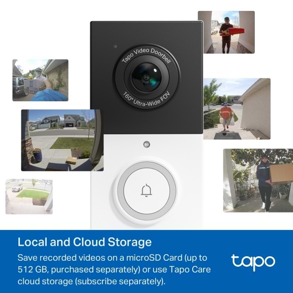 Фото - Бездротовий дверний дзвінок TP-Link Tapo D210
