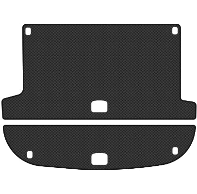 EVA коврик в багажник авто EVAtech для Santa FE (CM) 5 seats Hyundai 2006-2010 2 поколение SUV EU (HY33306BE2RBB)