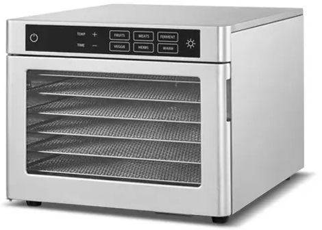 Сушарка для фруктів та овочів Tekhniko DH-06F-SS