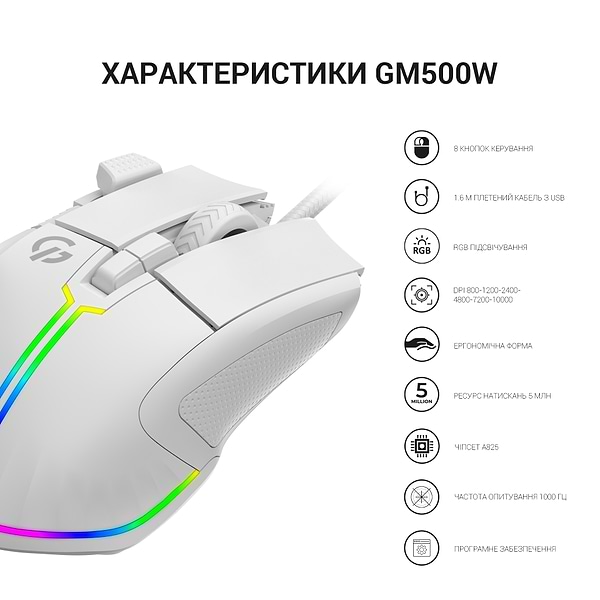 Фото - Мышь проводная игровая GamePro GM500W