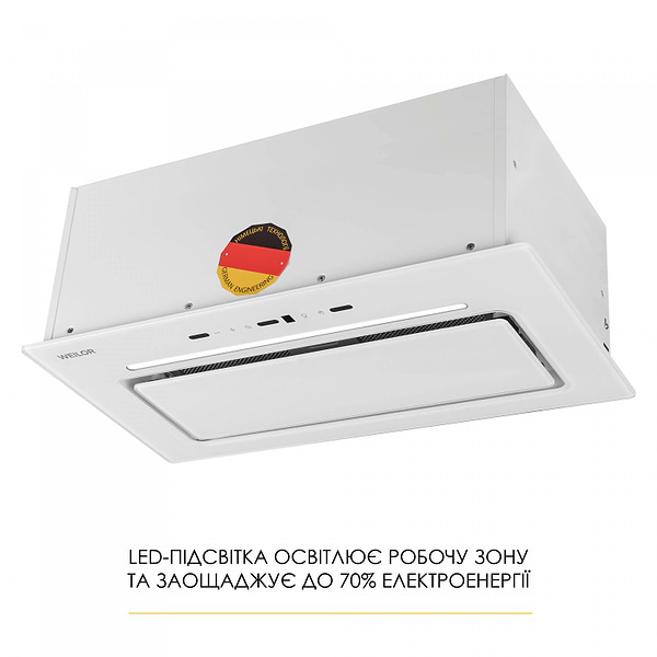 Фото - Витяжка вбудована Weilor LUMINA WBG 66 WHITE