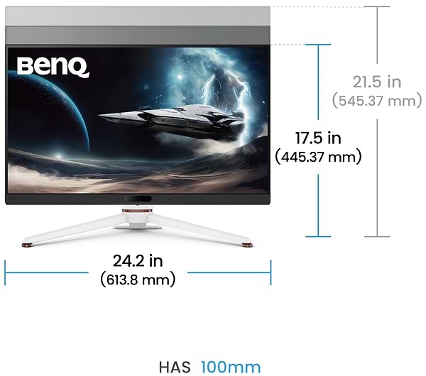 Фото - Монітор ігровий BenQ Mobiuz EX271Q (9H.LNCLB.QBE)