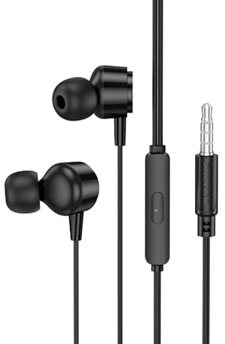 Фото - Наушники вкладыши проводные BOROFONE BM94 Black (6941991115820)