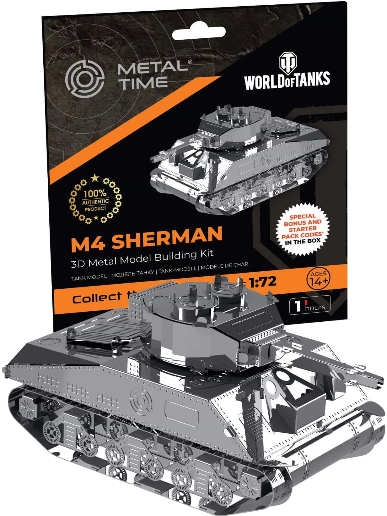 Металевий конструктор Metal Time M4 Sherman (MT070)