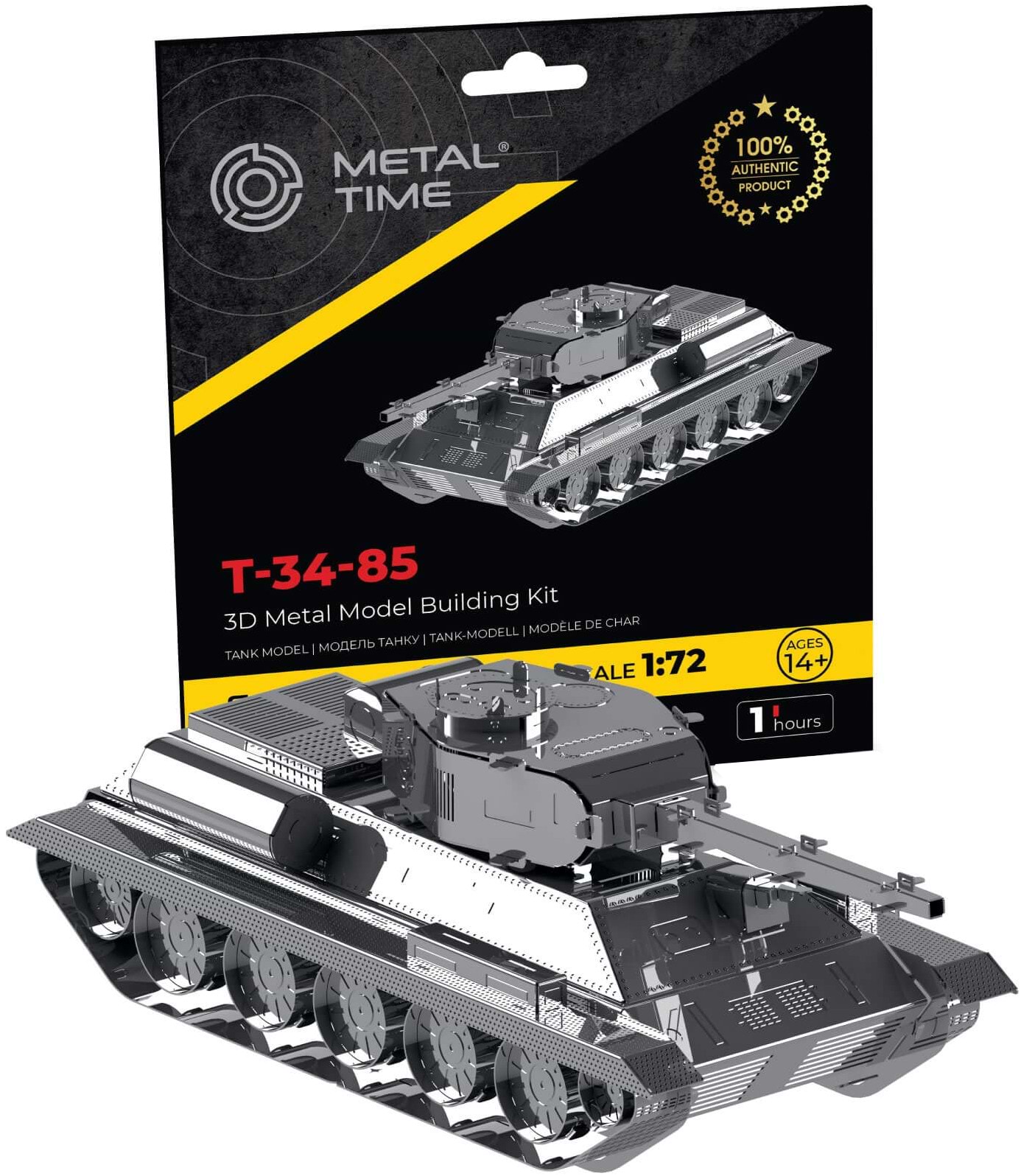 Металевий конструктор Metal Time T-34/85 (MT071) - Фото 1