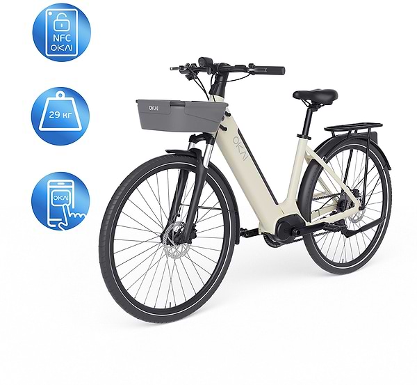 Фото - Електровелосипед OKAI Beige 28' (EB10)