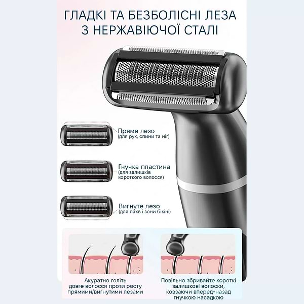 Фото - Электрический триммер для тела Enchen A1 Grey