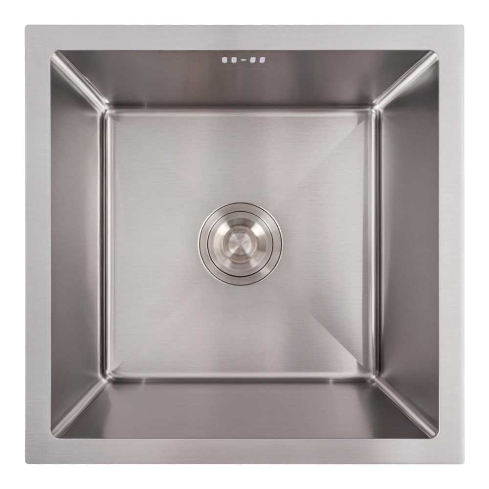 Мойка кухонная VALESO нержавейка СМ 44x44 Handmade (монтаж под столешницу)