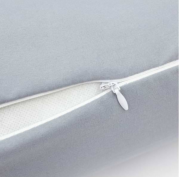 Фото - Подушка валик MirSon №8341 Eco Line Gray BamBoo 70х20 см (2200006250340)