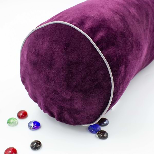 Фото - Подушка валик MirSon №8127 Velvet Line 28-0002 Excalibur EcoSilk 60х16 см (2200006249023)