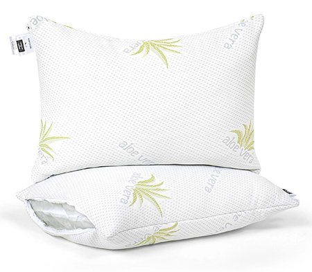 Подушка стандартна MirSon №801 Dorotea EcoSilk Hand made 70х70 см (2200003196931)