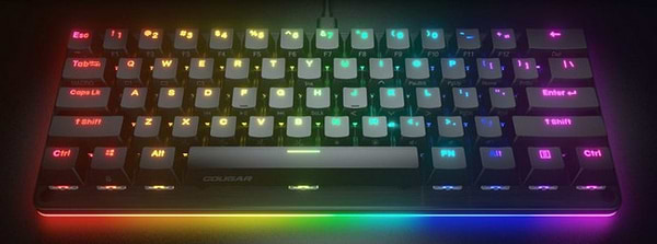 Фото - Клавіатура дротова ігрова Cougar Puri Mini RGB